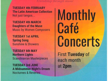 Trio Paradis Monthly Cafe Concerts - Malmesbury Abbey